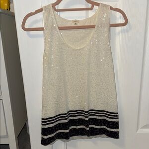 J. Crew Sequined Tank Top